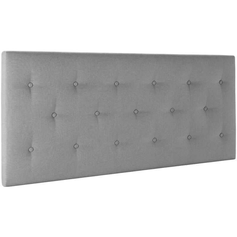 foto del prodotto testiera imbottita turin 150x60 cm grigio