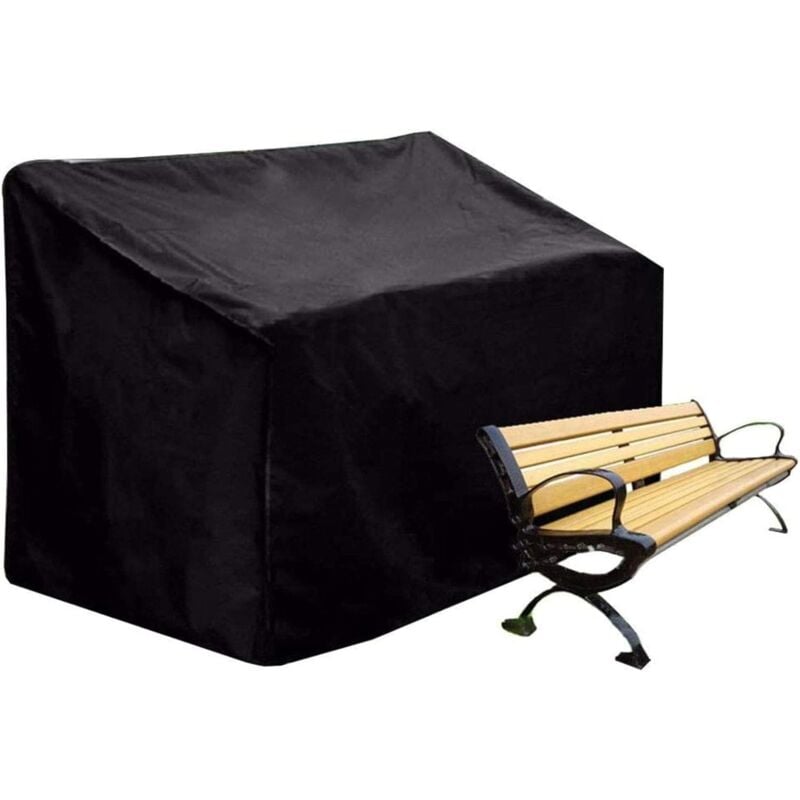 foto del prodotto rapanda copertura impermeabile per mobili da giardino, 65 x 65 x 80 120 cm, nera, per tavolo da giardino, mobili da giardino rettangolari