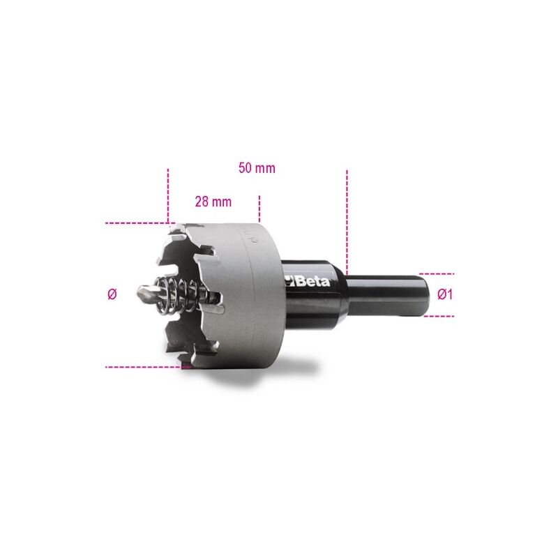 immagine 0 del prodotto beta fresa a tazza con inserti in metallo duro 452 16