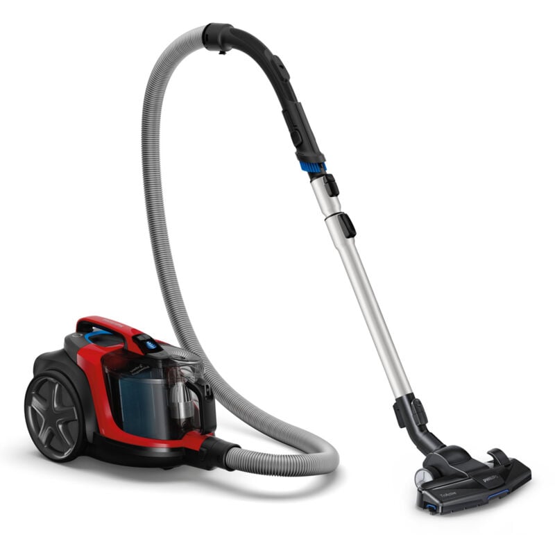 foto del prodotto powerpro expert aspirapolvere senza sacco fc9729 09 900w filtro hepa13 2l rosso philips