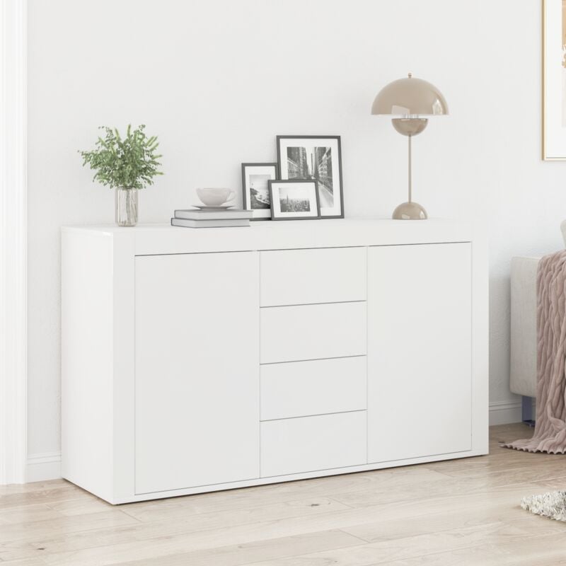 foto del prodotto vidaxl credenza bianca bianca legno 120 x 36 x 69 cm stoccaggio