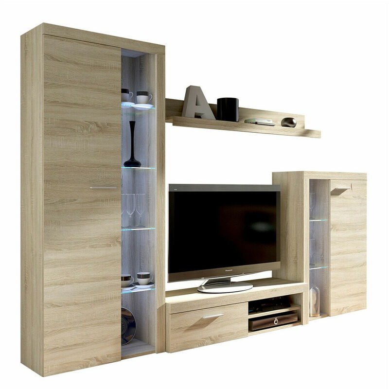 foto del prodotto mobilier1 set mobili soggiorno tucson 103, sonoma quercia