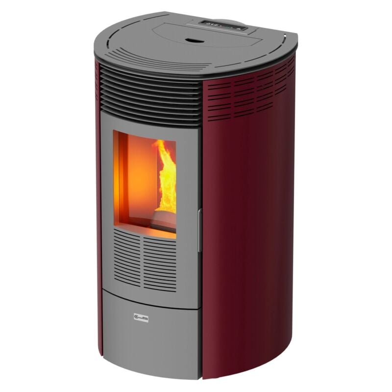 foto del prodotto canadian stove stufa a pellet columbia 12 bordeaux 8,7 kw