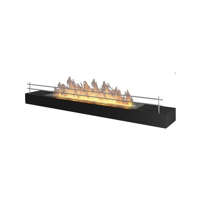 foto del prodotto outinfire firebox 120 biocamino freestanding inserto a bioetanolo da appoggio nero senza vetro protettivo