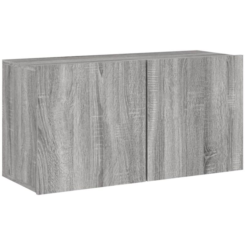 foto del prodotto vidaxl mobile tv a parete grigio sonoma 80x30x41 cm