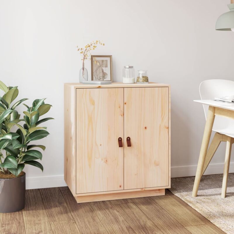 foto del prodotto vidaxl credenza 65,5x40x75 cm in legno massello di pino