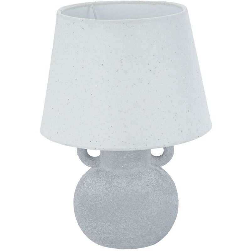 foto del prodotto lampada de lampada da tavolo versa lino grigio ceramica 20 x 28 cm marca versa ean 8420327557179