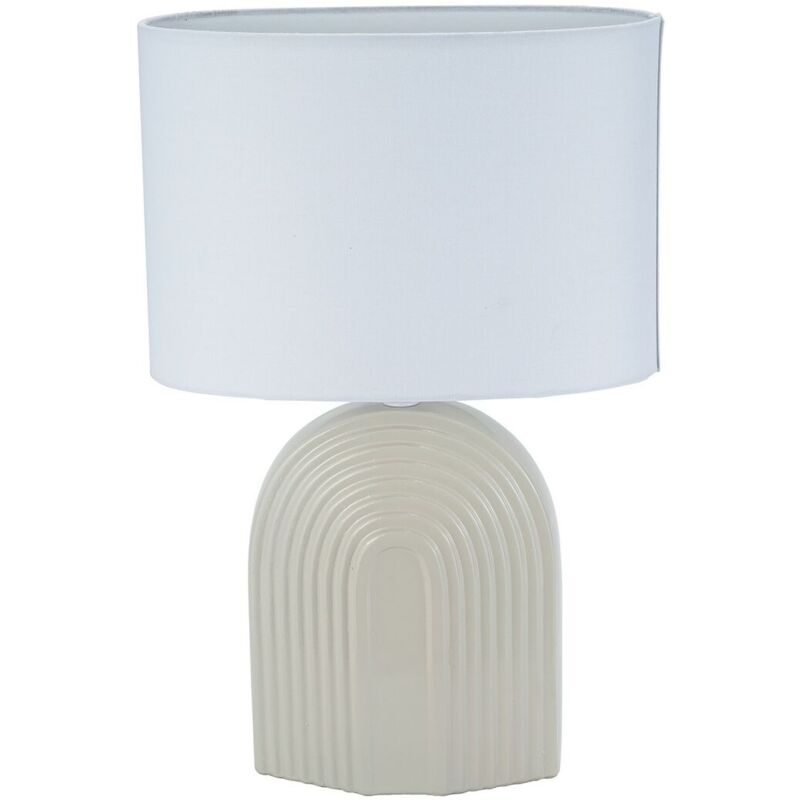 foto del prodotto lampada de lampada da tavolo versa beige ceramica 26 x 39 cm marca versa ean 8420327557186