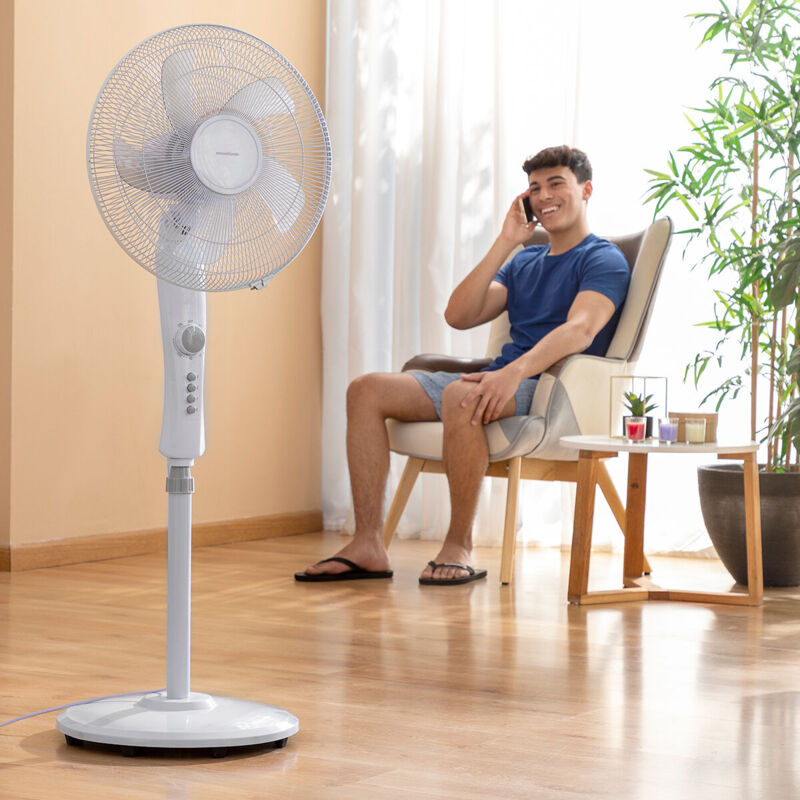 foto del prodotto ventilatore a piantana innovagoods freshinn bianco 45 w