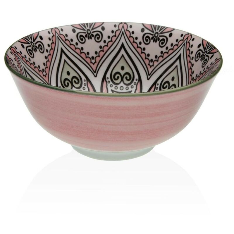 foto del prodotto snack bowl versa pink ceramic porcelain 15,5 x 7 x 15,5 cm marca versa ean 8420327549426