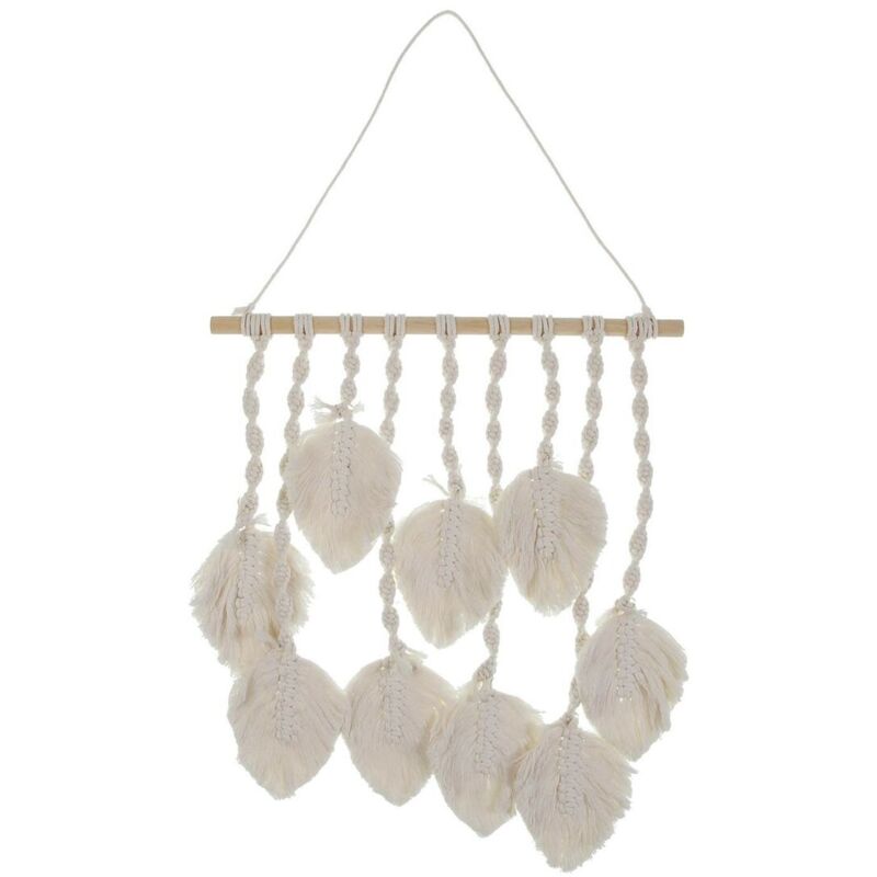 foto del prodotto decorazione de parete versa bianco fogli 60 x 40 cm marca versa ean 8420327557216