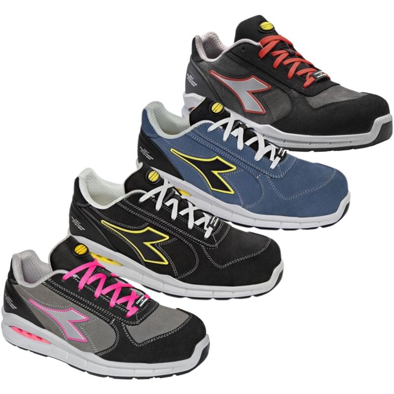 immagine 0 del prodotto scarpe diadora utility run net airbox basse s3, misura 35 nero c0200 