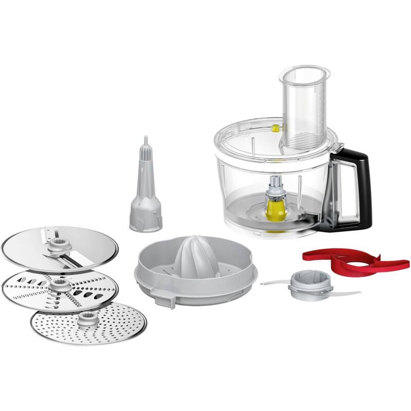 foto del prodotto bosch haushalt muz9vlp1 grattugia elettrica trasparente, grigio