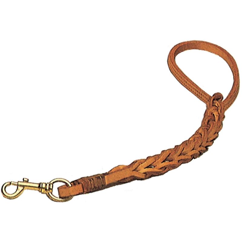 foto del prodotto guinzaglio eurocuoio tripla treccia cm.50 6 pz