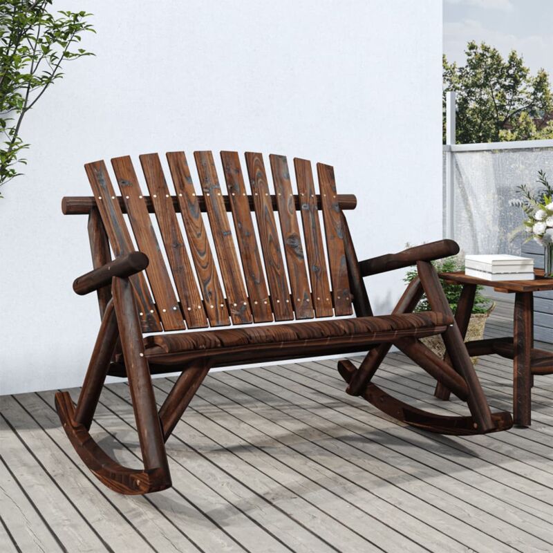 foto del prodotto vidaxl panca dondolo giardino 2posti 123x96x102cm massello abete rosso
