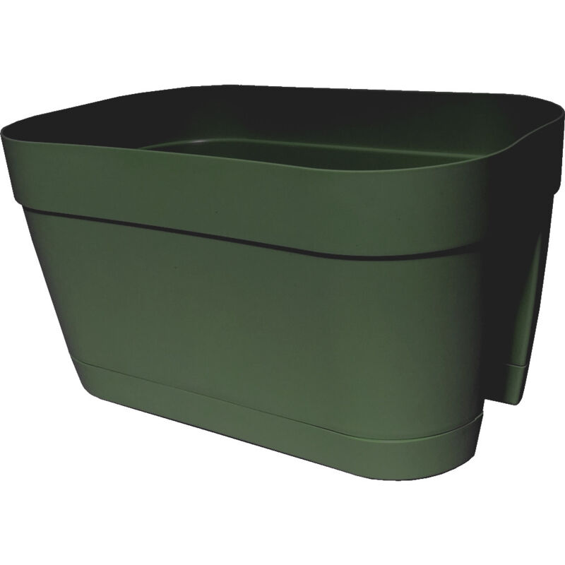 foto del prodotto vaso ringhiera orlando 45x25xh24cm verde con sotto