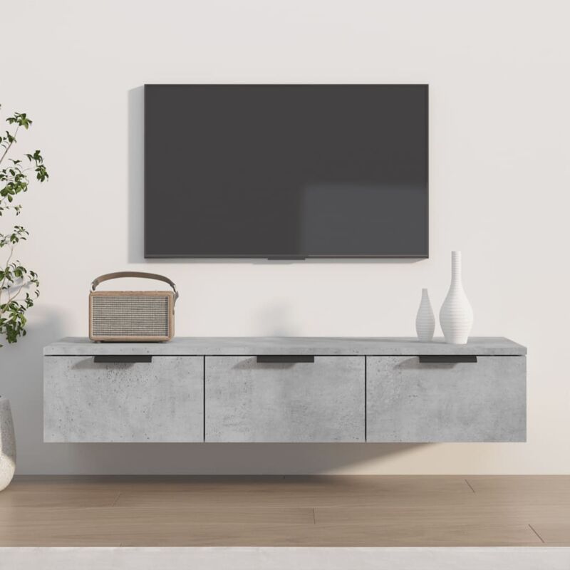 foto del prodotto furniture limited armadietto a muro grigio cemento 102x30x20 cm