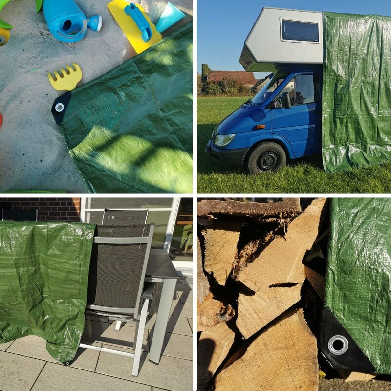 foto del prodotto telone impermeabile occhiellato leggero per copertura brixo 3x4