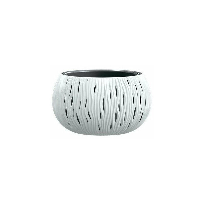 foto del prodotto vaso nike dsk con decorazione tridimensonale 29xh19 cm prosperplast white