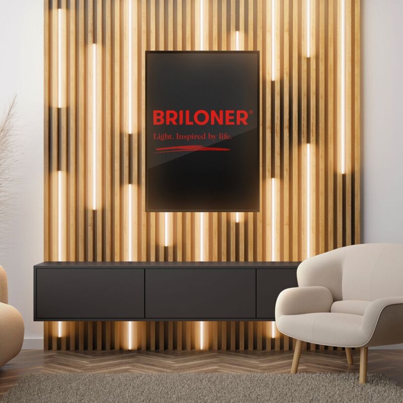 immagine 0 del prodotto briloner pimp your panel, set di estensione striscia led 2,6 m, bianco caldo, on off