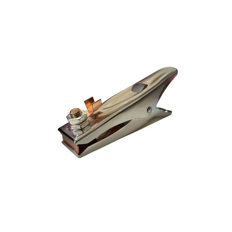 foto del prodotto morsetto di massa per saldatura 500a bocca 80mm pinza per saldatrice art.451050