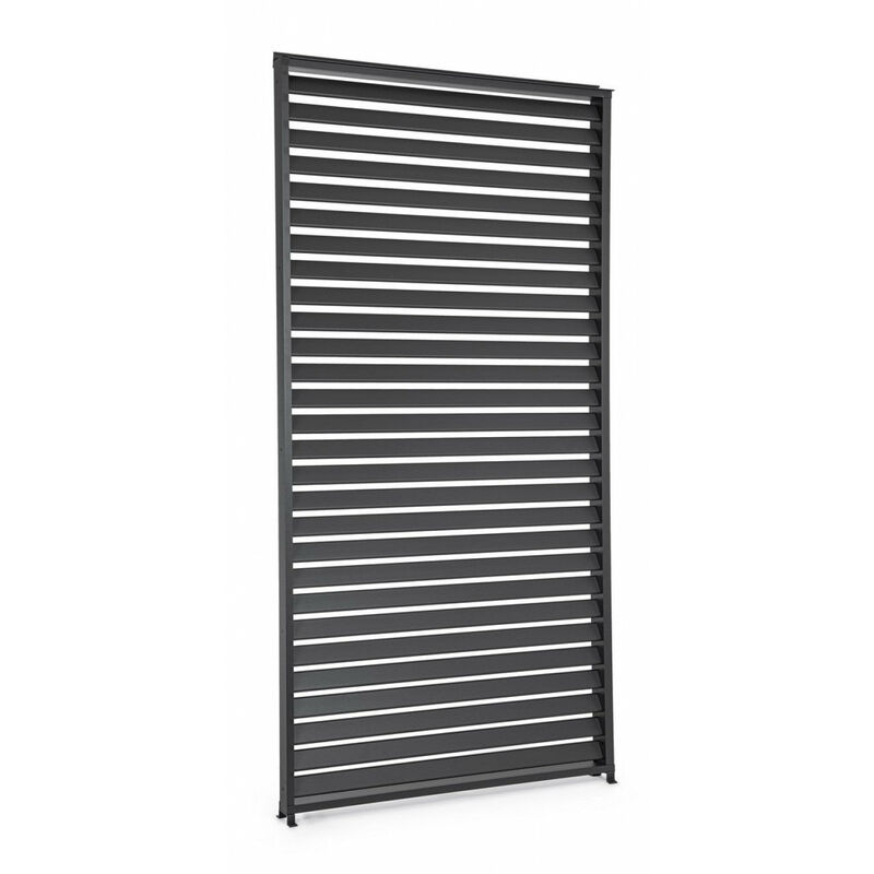 foto del prodotto pannello frangisole laterale per pergola 123,5x6x238h cm ocean antracite