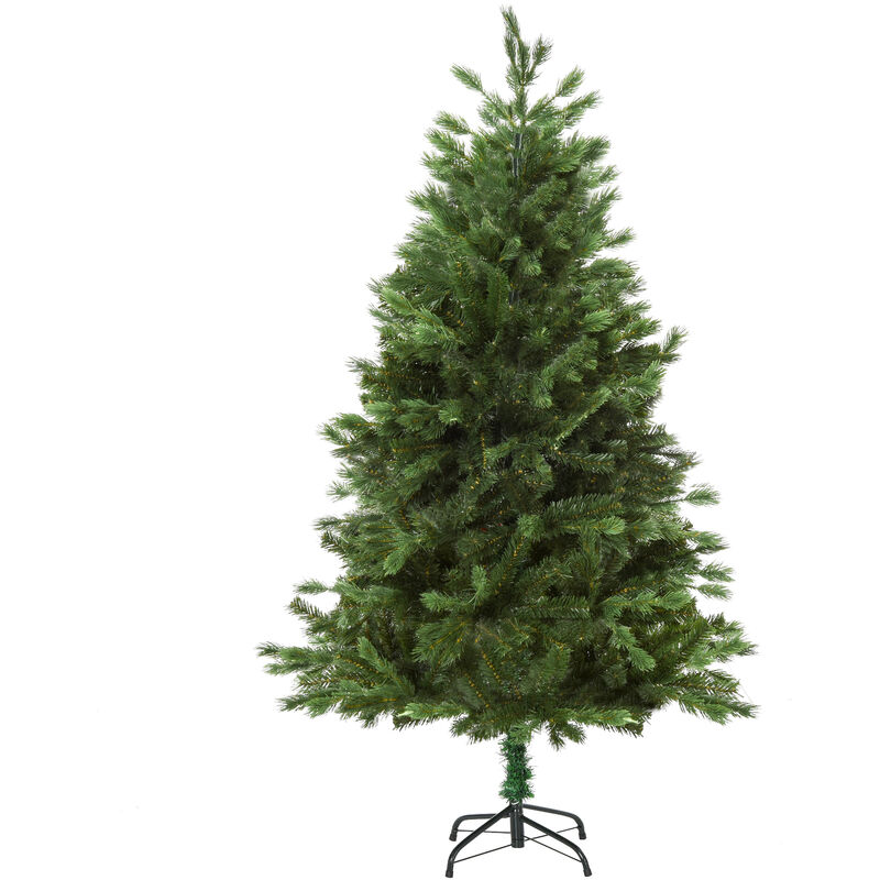 immagine 0 del prodotto homcom albero di natale artificiale gigante 150cm realistico base pieghevole