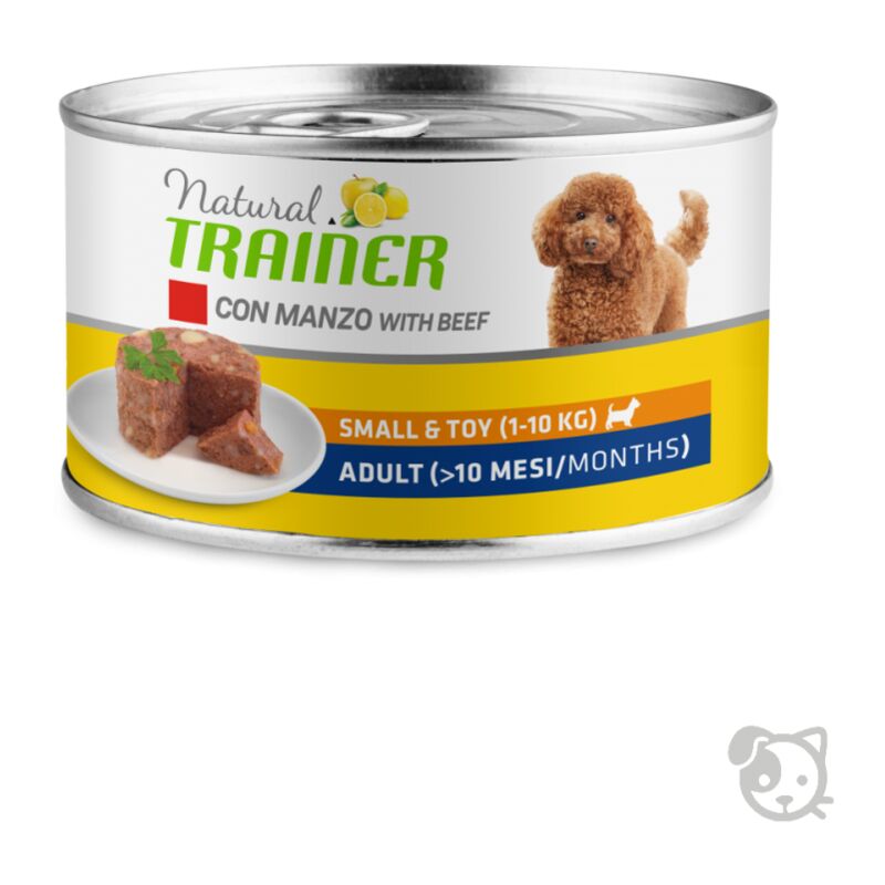 foto del prodotto umido cane small toy manzo 150 gr natural trainer