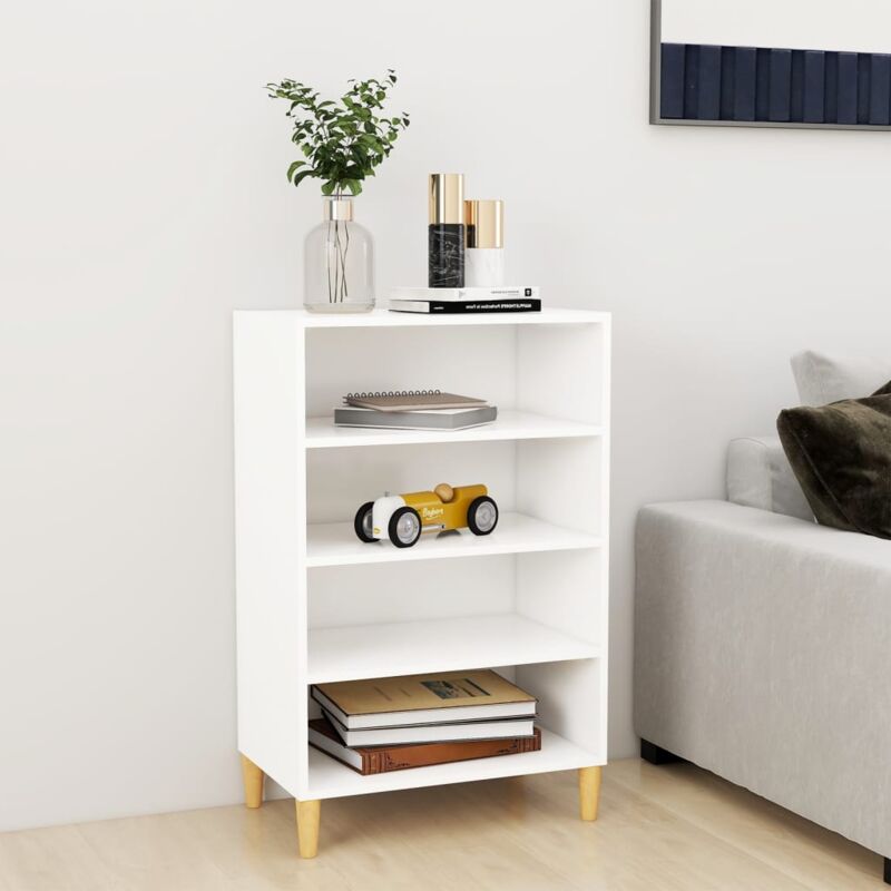 foto del prodotto vidaxl credenza bianca 57x35x90 cm in legno multistrato