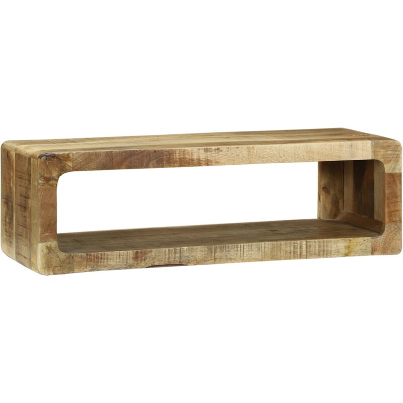 foto del prodotto vidaxl armadio tv 80x30x25 cm legno massello di mango grezzo