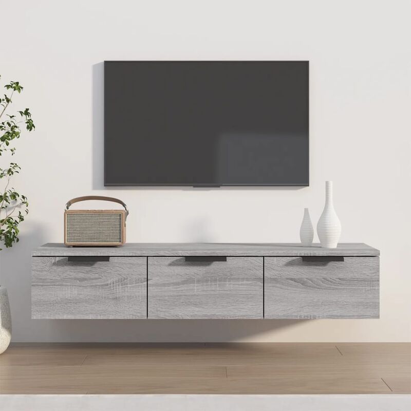 foto del prodotto furniture limited armadietto a muro grigio sonoma 102x30x20 cm