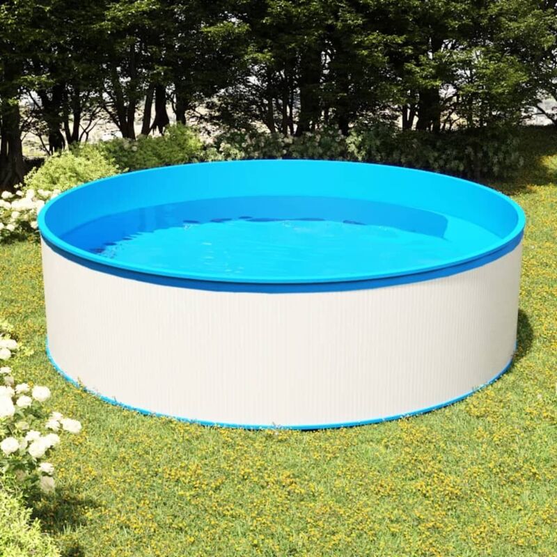 foto del prodotto furniture limited piscina fuori terra 350x90 cm bianca