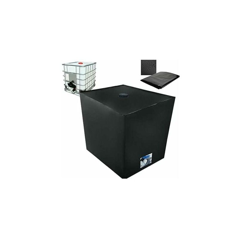 foto del prodotto copertura per serbatoio dell acqua, copertura per serbatoio ibc da 1000 litri, antipolvere, anti uv, antipioggia 116 x 100 x 120 