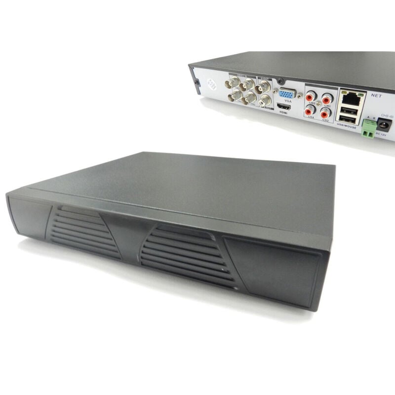 foto del prodotto dvr hdcvi hdmi 4 canali audio videosorveglianza registra lan 3g remoto p2p d6604