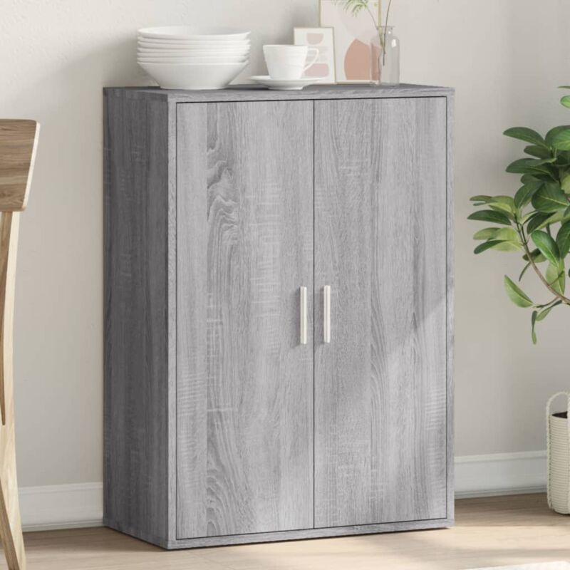 foto del prodotto vidaxl credenza grigio sonoma 60x31x84 cm in legno multistrato