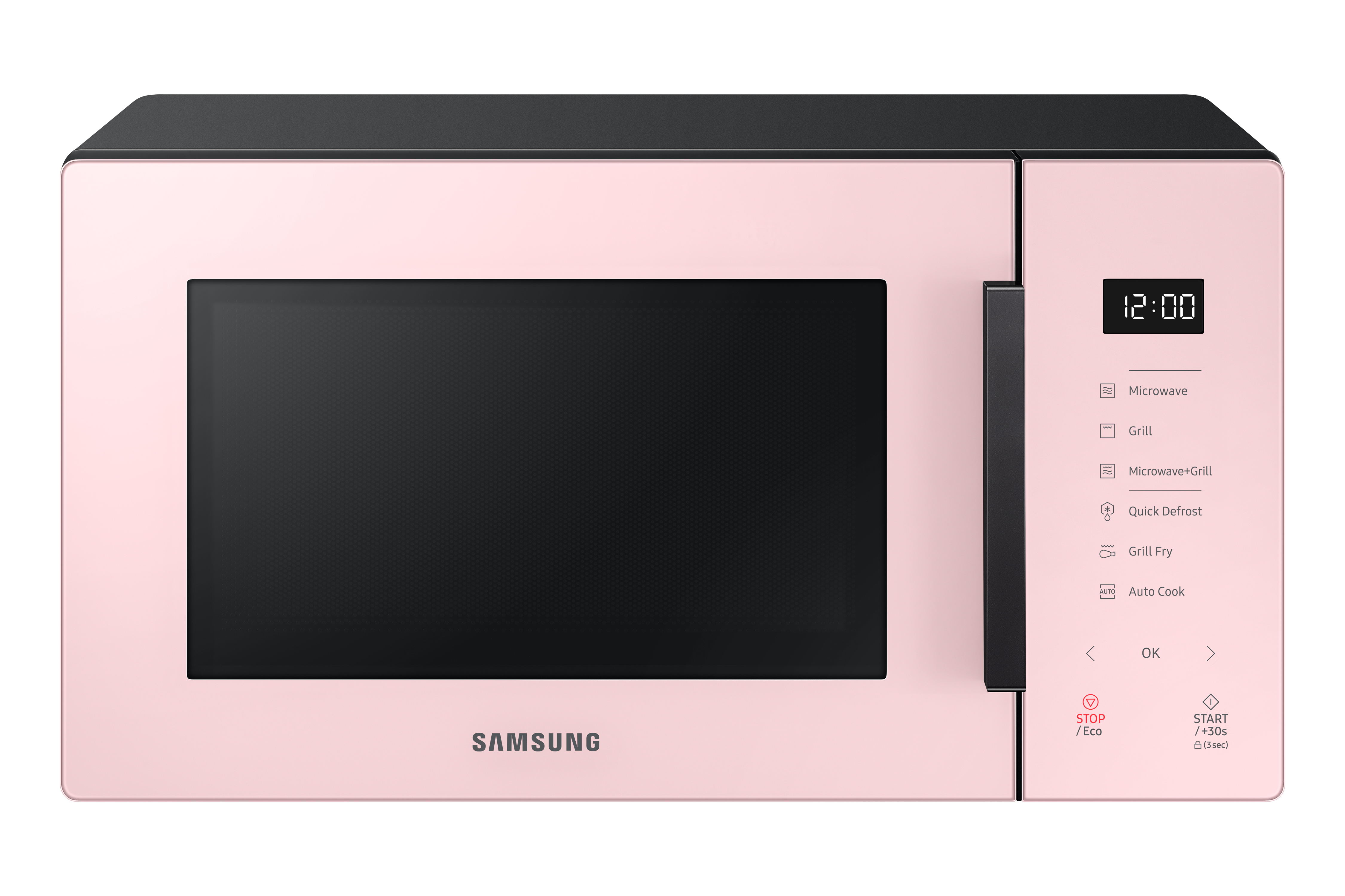 foto del prodotto samsung mg23t5018cpet forno a microonde grill bespoke design 23 l 800 w cipria