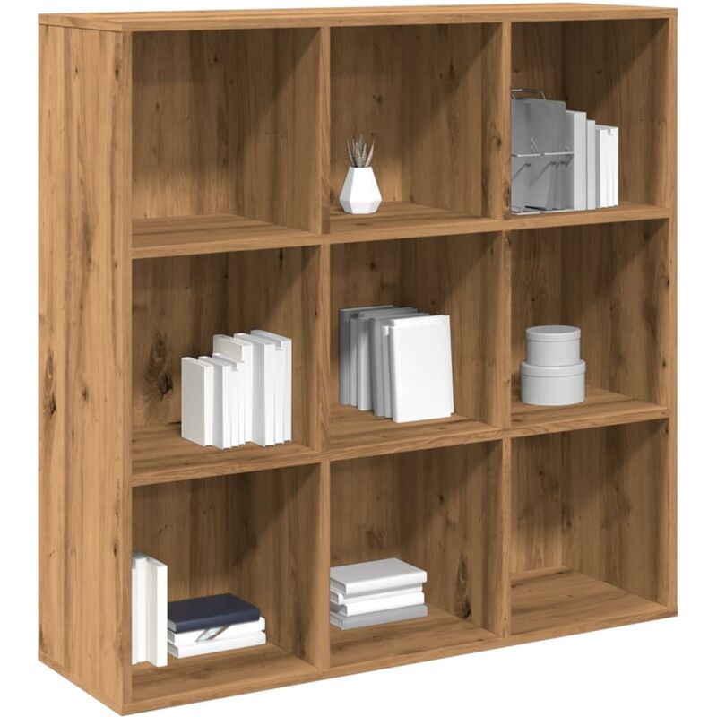 foto del prodotto vidaxl libreria rovere artigianale 98x29x97,5 cm