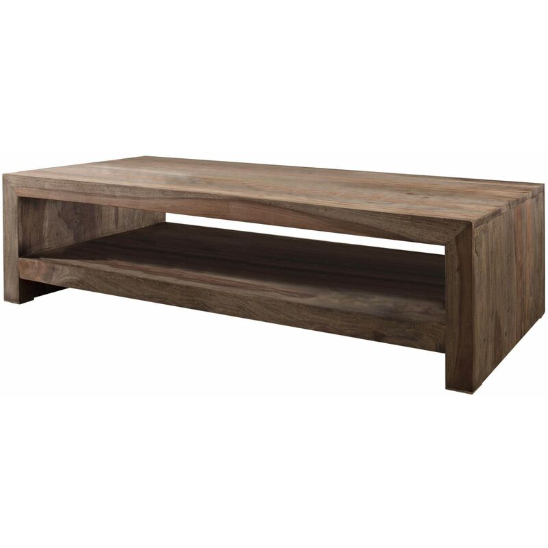 foto del prodotto tavolino da salotto in legno di sheesham palissandro 135x70x36 grigio scuro oliato nature grey 11