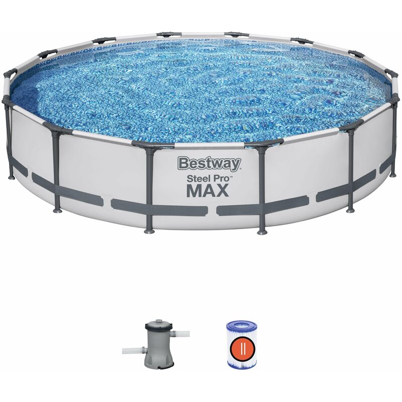 foto del prodotto bestway piscina tonda con struttura steel pro max 427x84 cm 56595