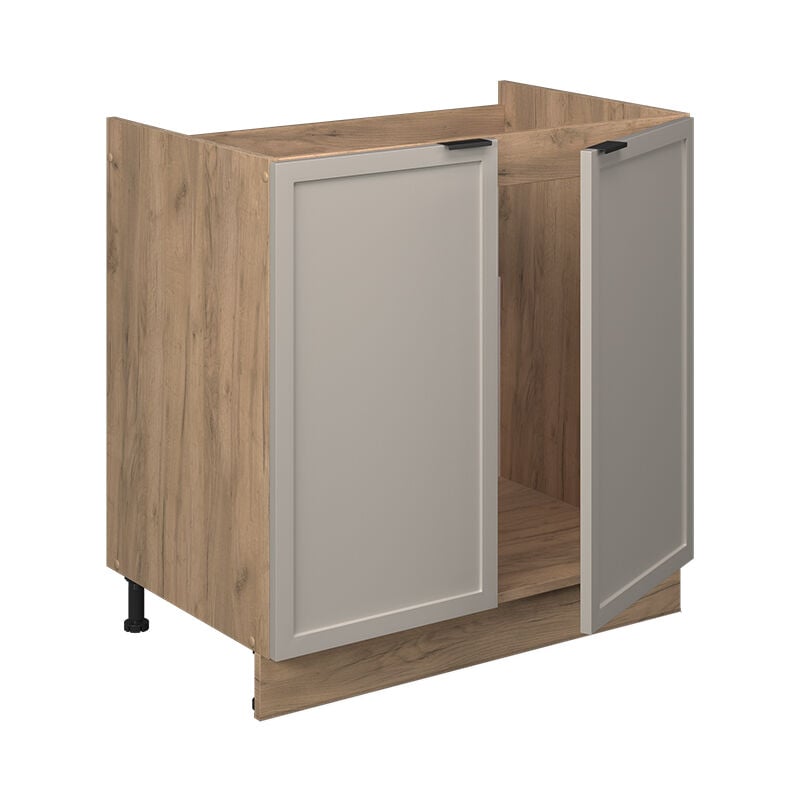 foto del prodotto mobili per lavelli da cucina fame line, grigiobeige, 80 cm senza piano di lavoro vicco
