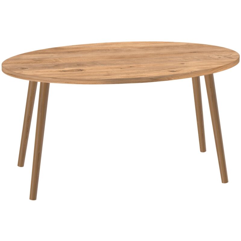 foto del prodotto tavolino ovale 41 x 90 x 50 cm naturale