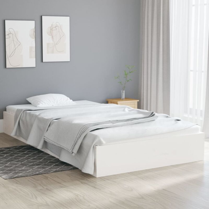 foto del prodotto furniture limited giroletto bianco in legno massello 90x200 cm