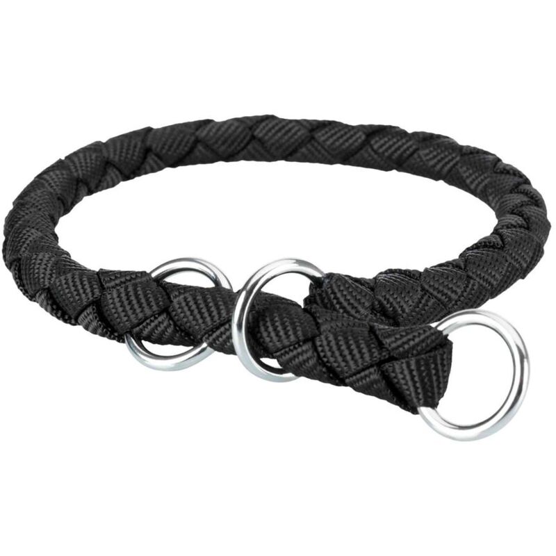 foto del prodotto cavo collare semistrangolo s m 35 41cm diametro 12mm corallo grigio