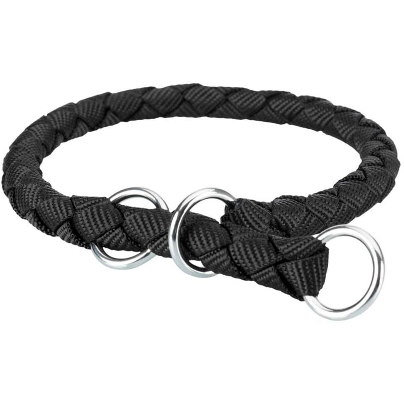 foto del prodotto cavo collare semistrangolo s 25 31cm diametro 12mm corallo grigio