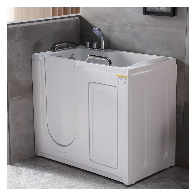 foto del prodotto webmarketpoint vasca da bagno con sportello 110cm velar feridras sinistra
