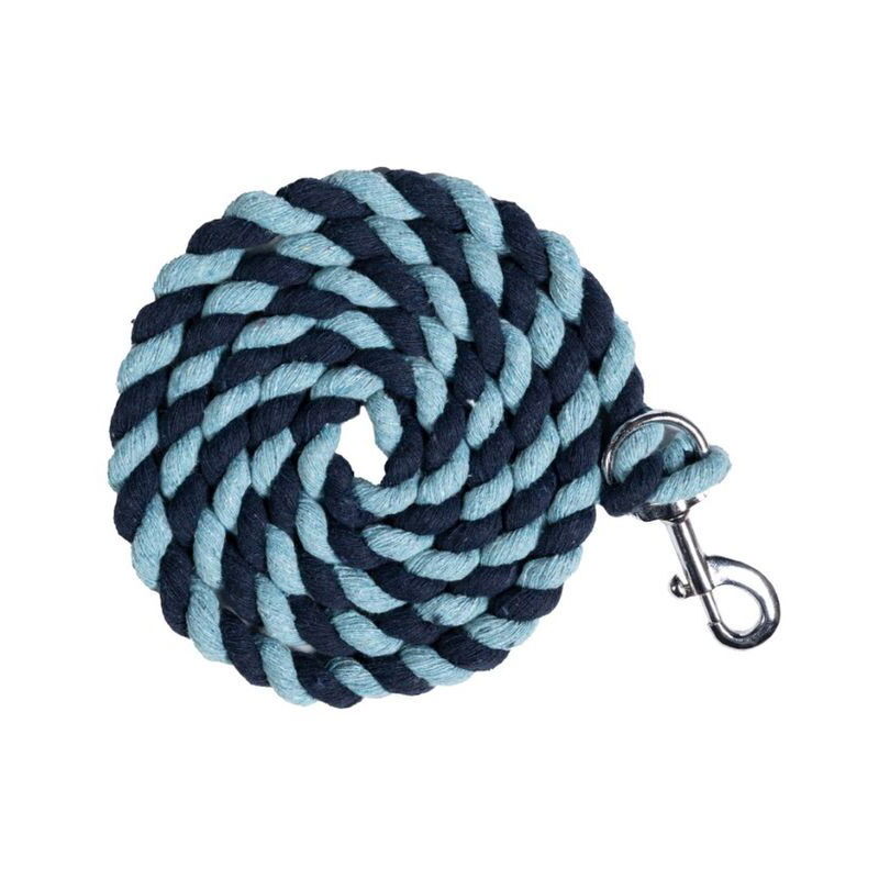 foto del prodotto lunghina cotton moschettone 180 cm, blu navy e corallo