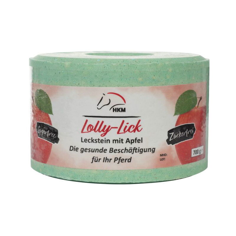 foto del prodotto sale da lecco per cavalli lolly lick gusto mela 700g 700 g, verde mela