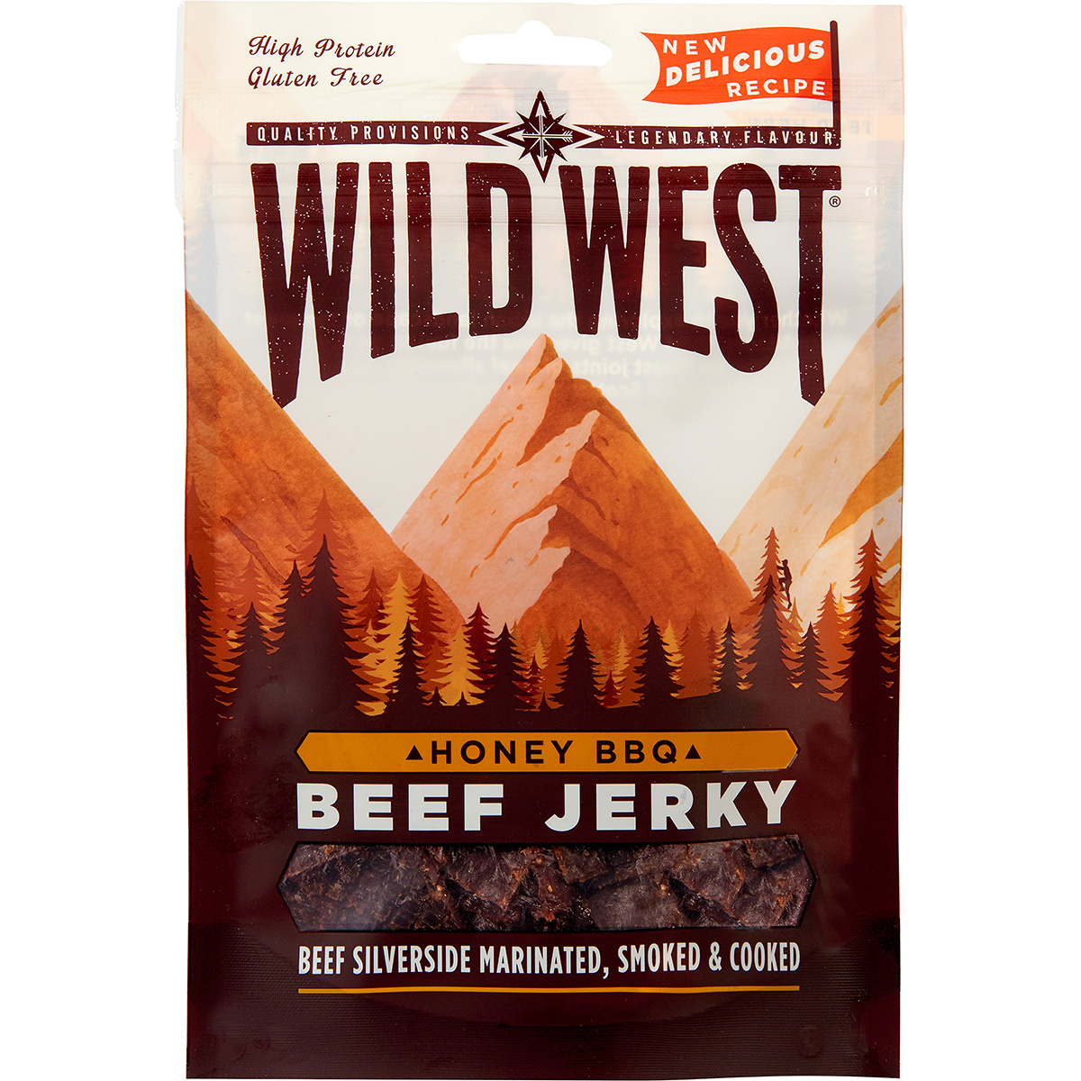 foto del prodotto wild west jerk carne essicata di manzo al miele