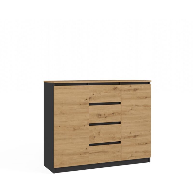 foto del prodotto cassettiera malwa 2d4s ba antracite artisan