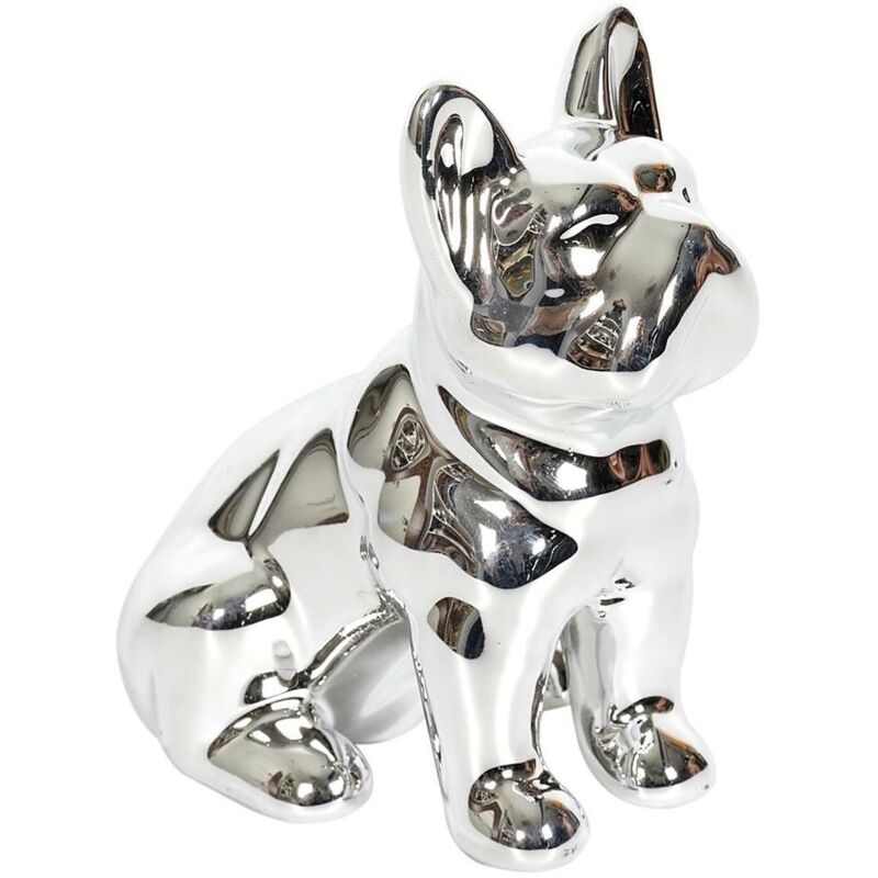 immagine 0 del prodotto statuetta in argento bulldog francese s